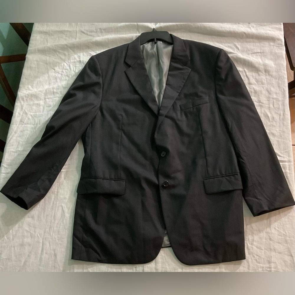 Hickey Freeman Loro Piana Madison Blazer Super 130's 100% Wool Mens 46 R USA